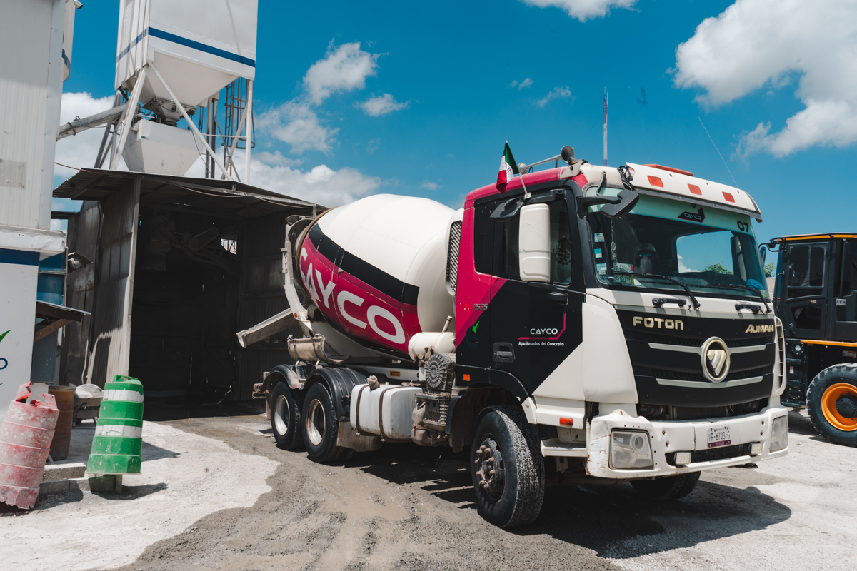 Planta de concreto premezclado CAYCO en operacion