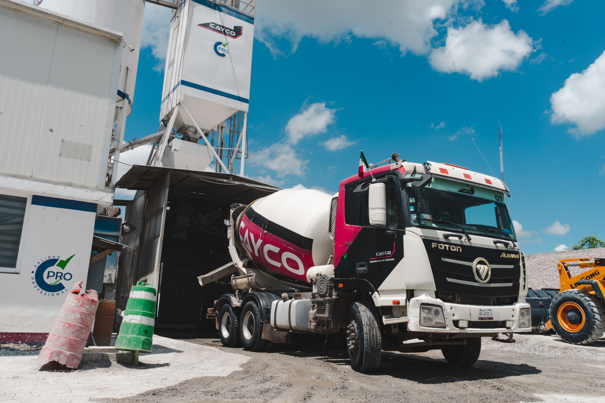 Obra comercial con concreto premezclado CAYCO Hidalgo